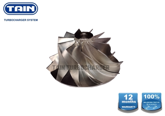 il compressore della billetta di 11blades Upgarde spinge TD025 44/48.2mm 31.95mm per l'Opel Corsa Astra1.7