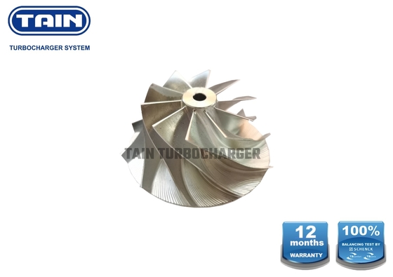 Aggiornamento della ruota del turbocompressore della billetta di 10 lame per il VW/OCTAVIA TDI 4Motion di Skoda